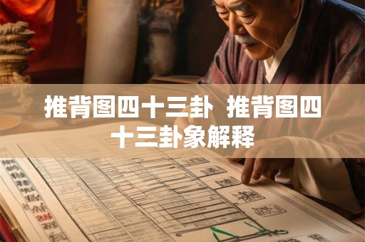 推背图四十三卦 推背图四十三卦象解释 推背图四十三卦 推背图四十三卦象解释