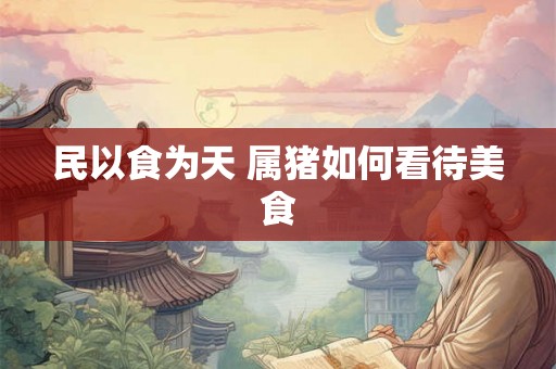 民以食为天 属猪如何看待美食 民以食为天 属猪如何看待美食
