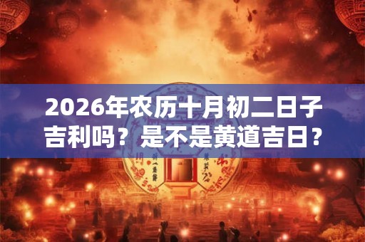 2026年农历十月初二日子吉利吗？是不是黄道吉日？