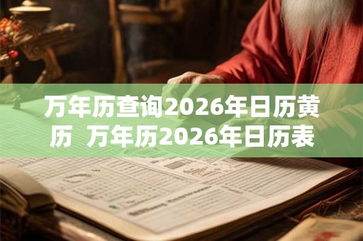 万年历查询2026年日历黄历 万年历2026年日历表 万年历查询2026年日历黄历 万年历2026年日历表