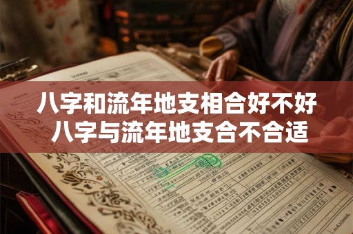 八字和流年地支相合好不好 八字与流年地支合不合适 八字和流年地支相合好不好 八字与流年地支合不合适