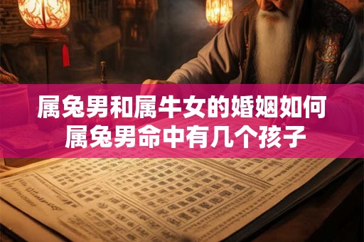 属兔男和属牛女的婚姻如何 属兔男命中有几个孩子