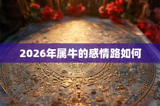 2026年属牛的感情路如何