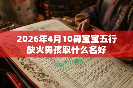 2026年4月10男宝宝五行缺火男孩取什么名好