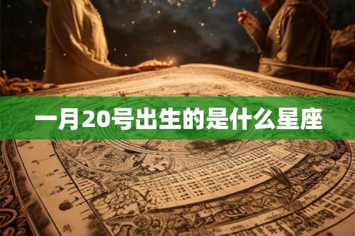 一月20号出生的是什么星座