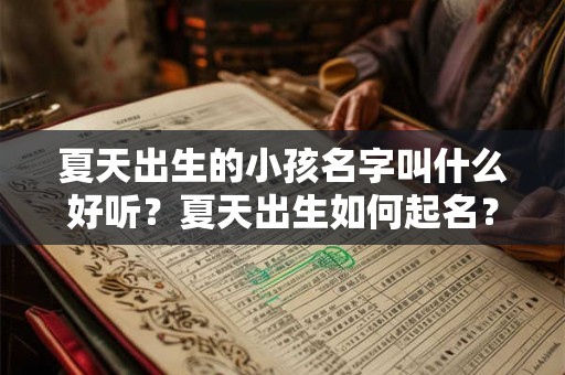 夏天出生的小孩名字叫什么好听?夏天出生如何起名? 夏天出生的小孩名字叫什么好听?夏天出生如何起名?