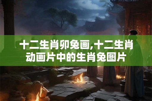 十二生肖卯兔画,十二生肖动画片中的生肖兔图片