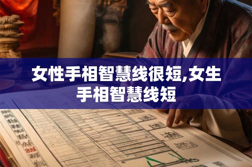 女性手相智慧线很短,女生手相智慧线短