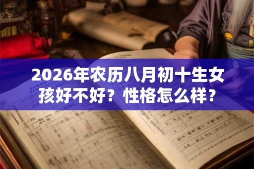 2026年农历八月初十生女孩好不好？性格怎么样？