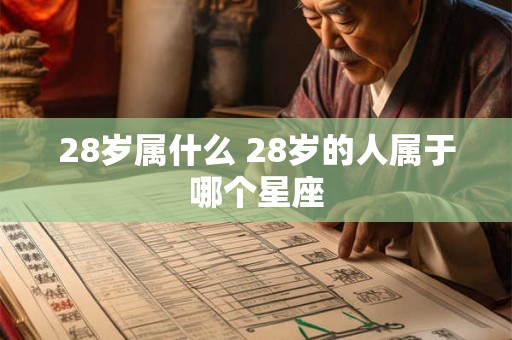 28岁属什么 28岁的人属于哪个星座