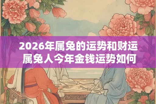 2026年属兔的运势和财运 属兔人今年金钱运势如何 2026年属兔的运势和财运 属兔人今年金钱运势如何