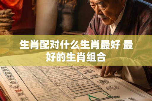 生肖配对什么生肖最好 最好的生肖组合 生肖配对什么生肖最好 最好的生肖组合