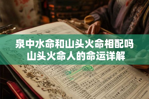 泉中水命和山头火命相配吗 山头火命人的命运详解
