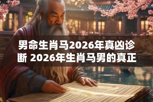 男命生肖马2026年真凶诊断 2026年生肖马男的真正凶煞是什么