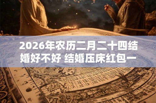 2026年农历二月二十四结婚好不好 结婚压床红包一般多少钱 2026年农历二月二十四结婚好不好 结婚压床红包一般多少钱