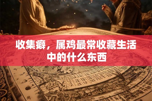 收集癖，属鸡最常收藏生活中的什么东西