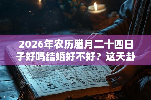 2026年农历腊月二十四日子好吗结婚好不好？这天卦象如何？