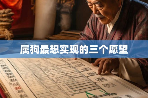 属狗最想实现的三个愿望