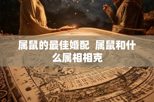 属鼠的最佳婚配  属鼠和什么属相相克