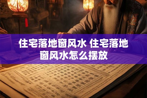 住宅落地窗风水 住宅落地窗风水怎么摆放