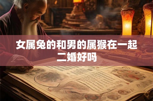 女属兔的和男的属猴在一起二婚好吗
