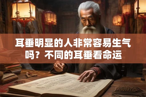 耳垂明显的人非常容易生气吗？不同的耳垂看命运