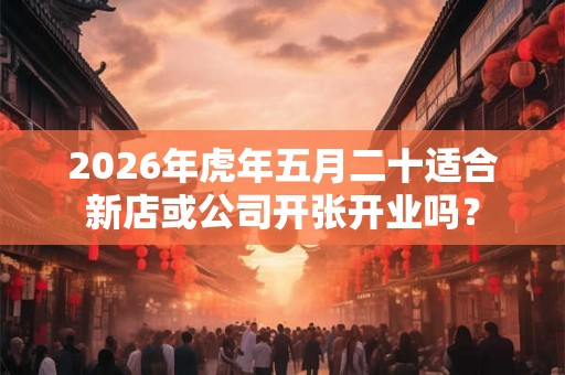 2026年虎年五月二十适合新店或公司开张开业吗? 2026年虎年五月二十适合新店或公司开张开业吗?