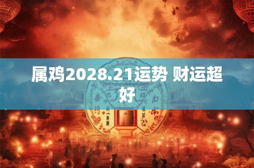 属鸡2028.21运势 财运超好