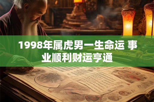 1998年属虎男一生命运 事业顺利财运亨通 1998年属虎男一生命运 事业顺利财运亨通