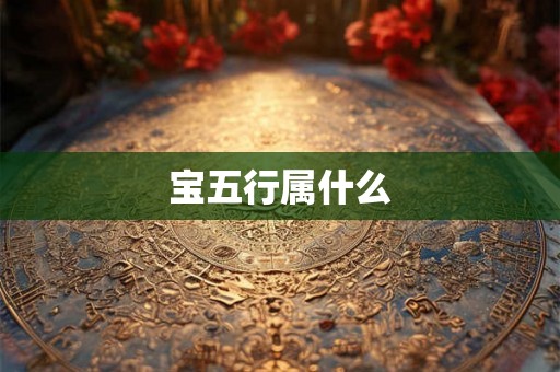 宝五行属什么