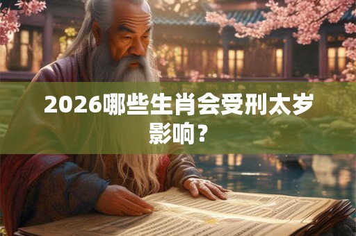 2026哪些生肖会受刑太岁影响？