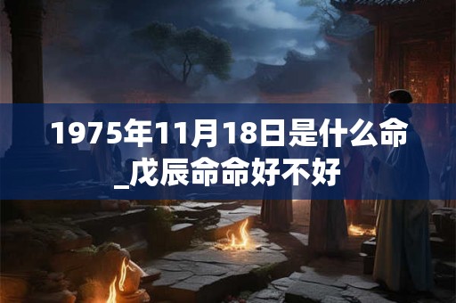 1975年11月18日是什么命_戊辰命命好不好