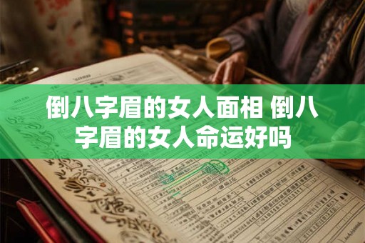 倒八字眉的女人面相 倒八字眉的女人命运好吗 倒八字眉的女人面相 倒八字眉的女人命运好吗