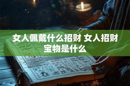 女人佩戴什么招财 女人招财宝物是什么