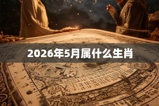 2026年5月属什么生肖