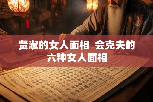 贤淑的女人面相  会克夫的六种女人面相