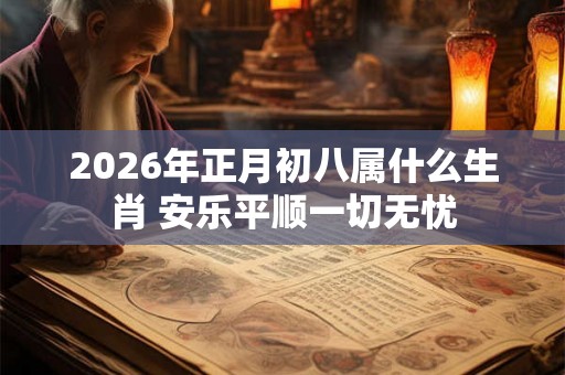 2026年正月初八属什么生肖 安乐平顺一切无忧 2026年正月初八属什么生肖 安乐平顺一切无忧
