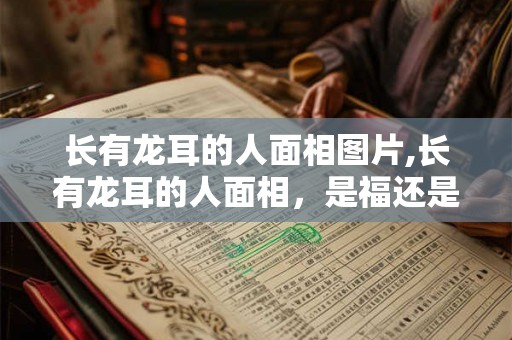 长有龙耳的人面相图片,长有龙耳的人面相，是福还是祸？