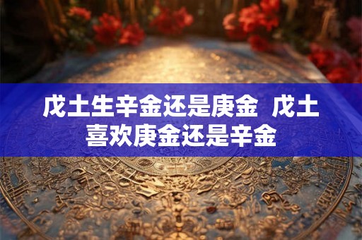 戊土生辛金还是庚金  戊土喜欢庚金还是辛金