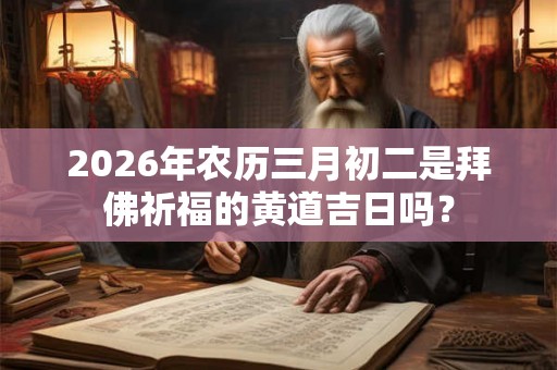 2026年农历三月初二是拜佛祈福的黄道吉日吗？