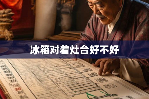 冰箱对着灶台好不好