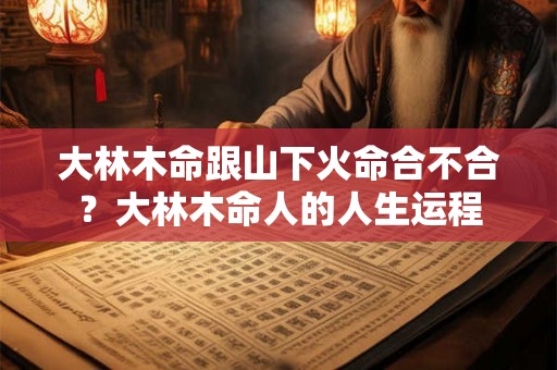 大林木命跟山下火命合不合？大林木命人的人生运程