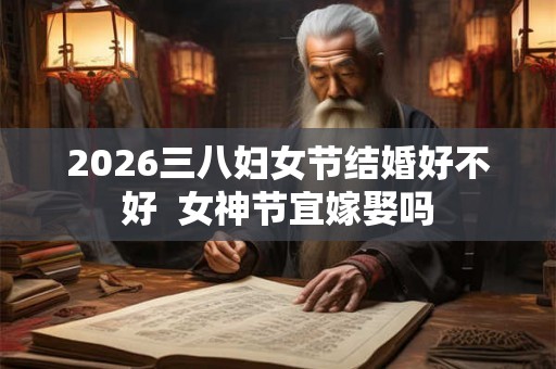 2026三八妇女节结婚好不好 女神节宜嫁娶吗 2026三八妇女节结婚好不好 女神节宜嫁娶吗