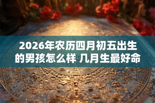2026年农历四月初五出生的男孩怎么样 几月生最好命