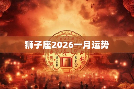 狮子座2026一月运势