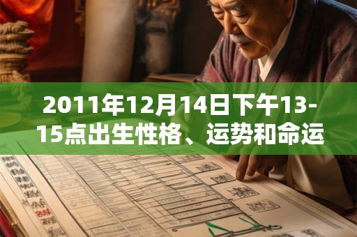 2011年12月14日下午13-15点出生性格、运势和命运
