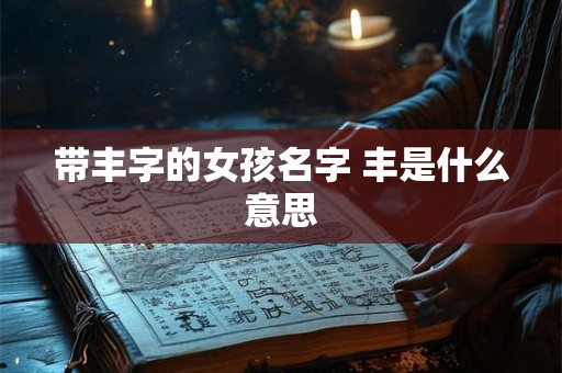 带丰字的女孩名字 丰是什么意思