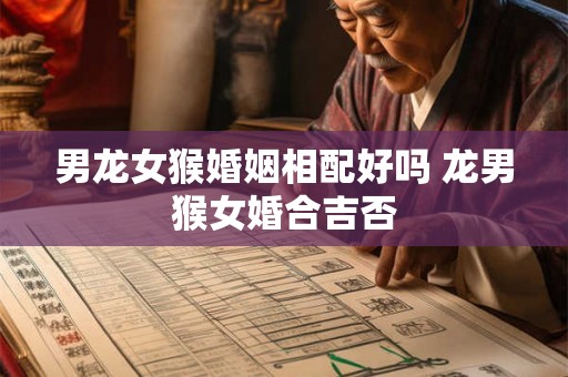 男龙女猴婚姻相配好吗 龙男猴女婚合吉否