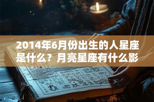 2014年6月份出生的人星座是什么？月亮星座有什么影响？