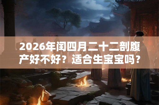 2026年闰四月二十二剖腹产好不好?适合生宝宝吗? 2026年闰四月二十二剖腹产好不好?适合生宝宝吗?